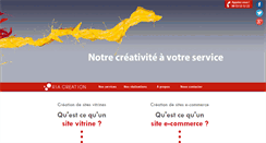 Desktop Screenshot of creation.riacreation.fr